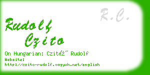 rudolf czito business card